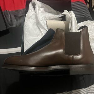 Polo Ralph Lauren/Sz 9 Ruddington Calf Chelsea Calf Skin leather boot Made in UK